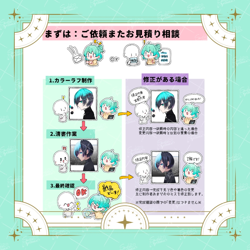 アイコン描きます SNSライフを彩る！可愛いイラストをお届け♡ イメージ3