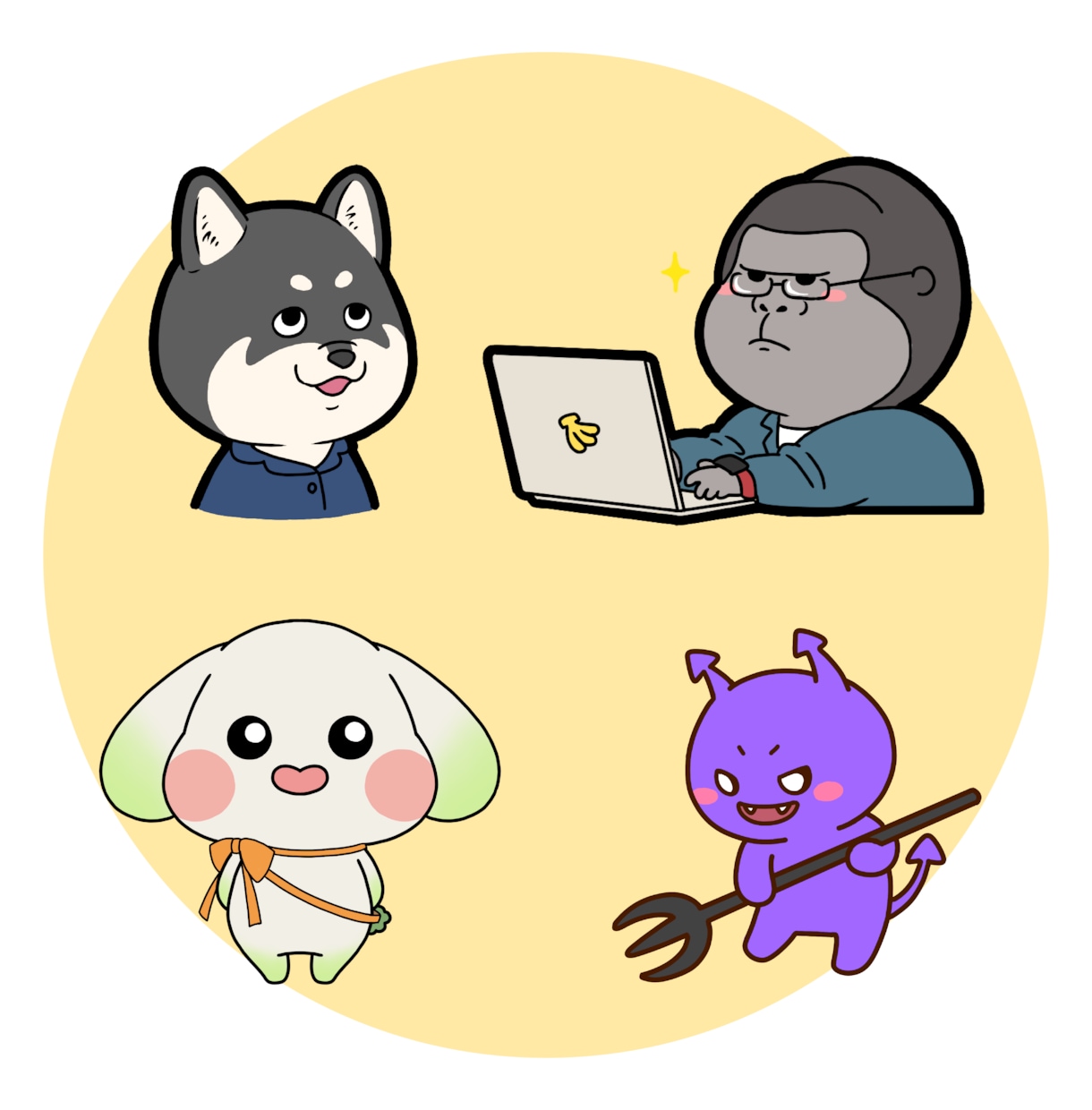 SNS活動応援！オリジナルキャラクター作成します 企業実績多数！修正無制限無料！これからを応援したい特別価格！ イメージ7