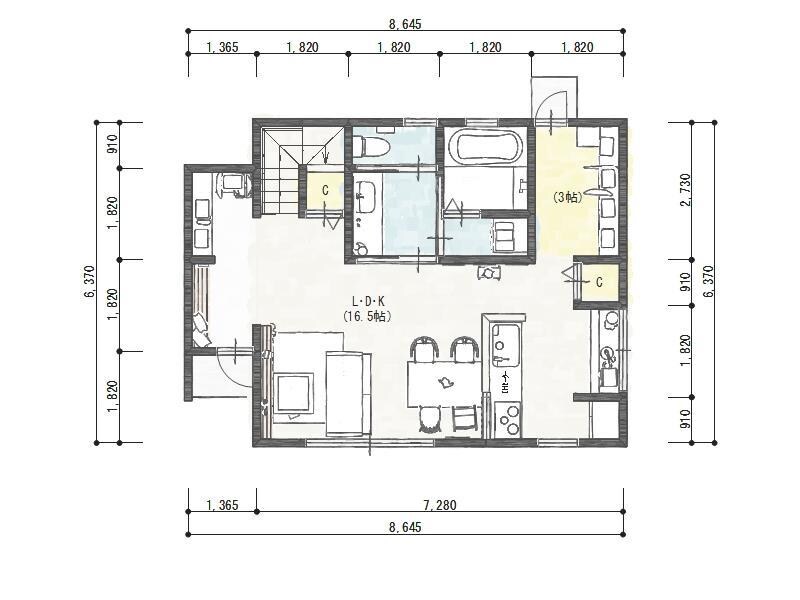 建築3Dパースを低価格で作成いたします 経験実績例： 住宅外観パース製作 ・住宅内観パース製作 イメージ2