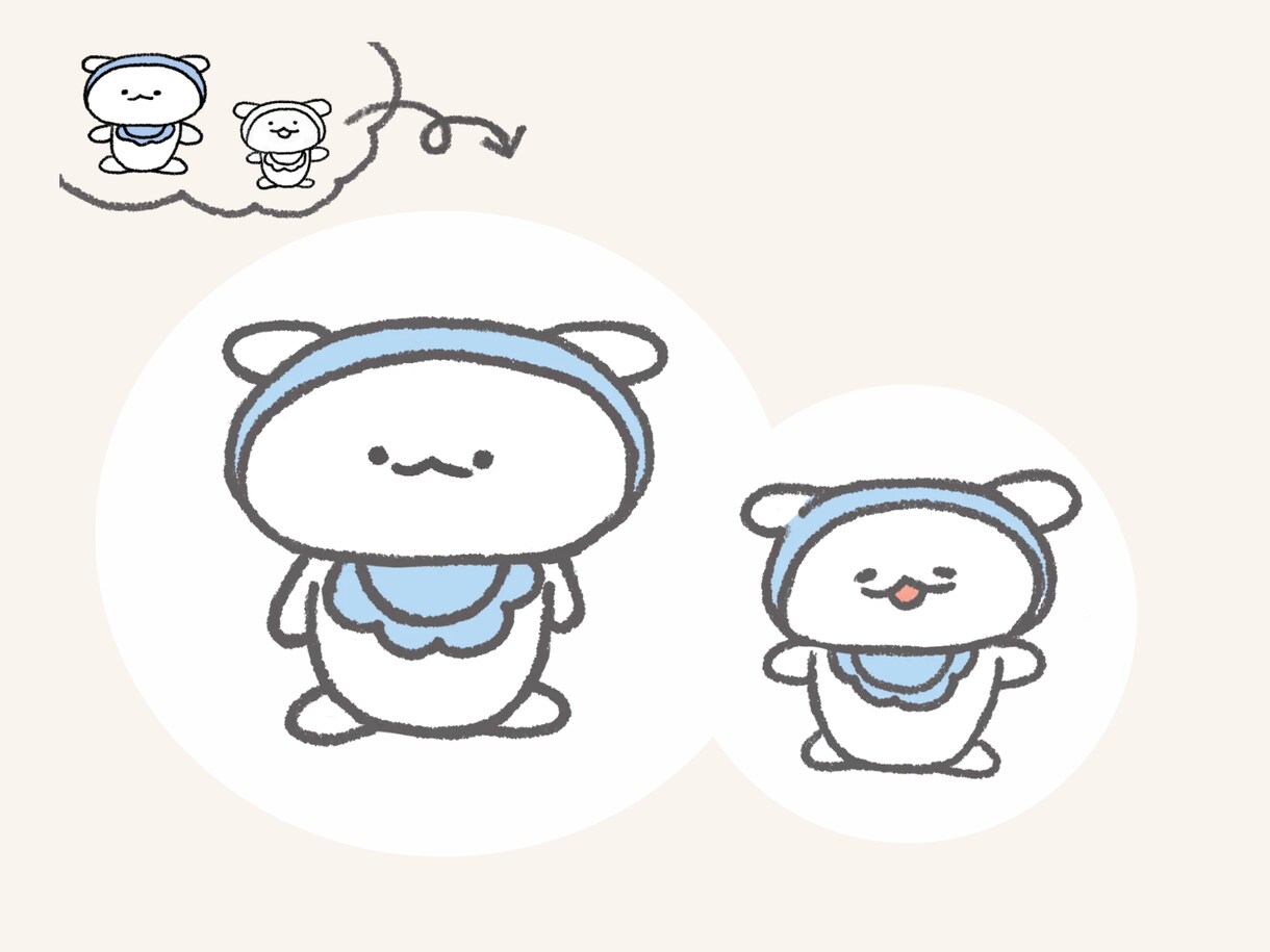 商用OK！グッズ向けゆるかわキャラクター制作します 覚えてもらえる！使いやすいミニキャラ製作！ イメージ3