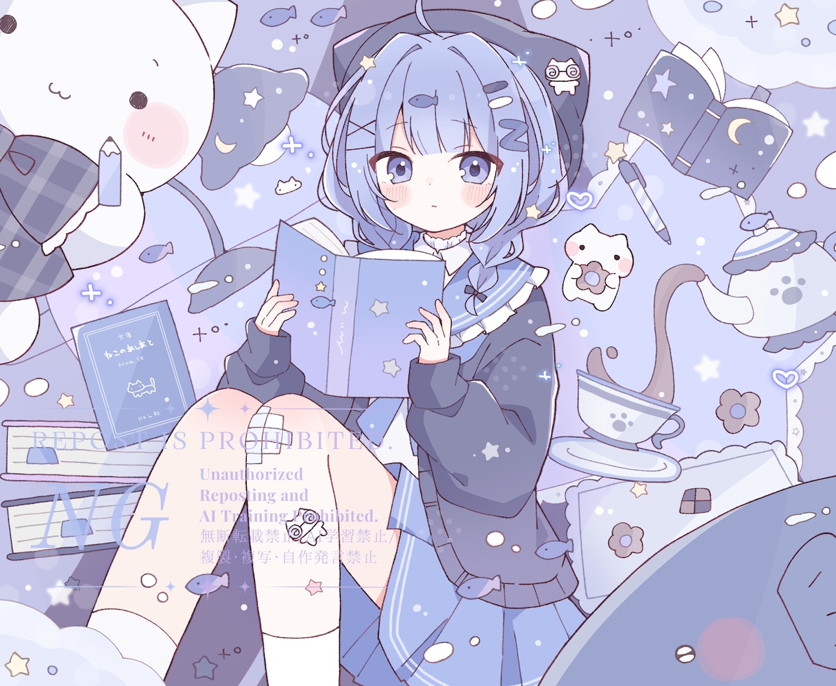 ふんわり淡色イラストを制作します やわらかな色味で活動を彩ります！動画制作にも対応可能です⟡. イメージ4
