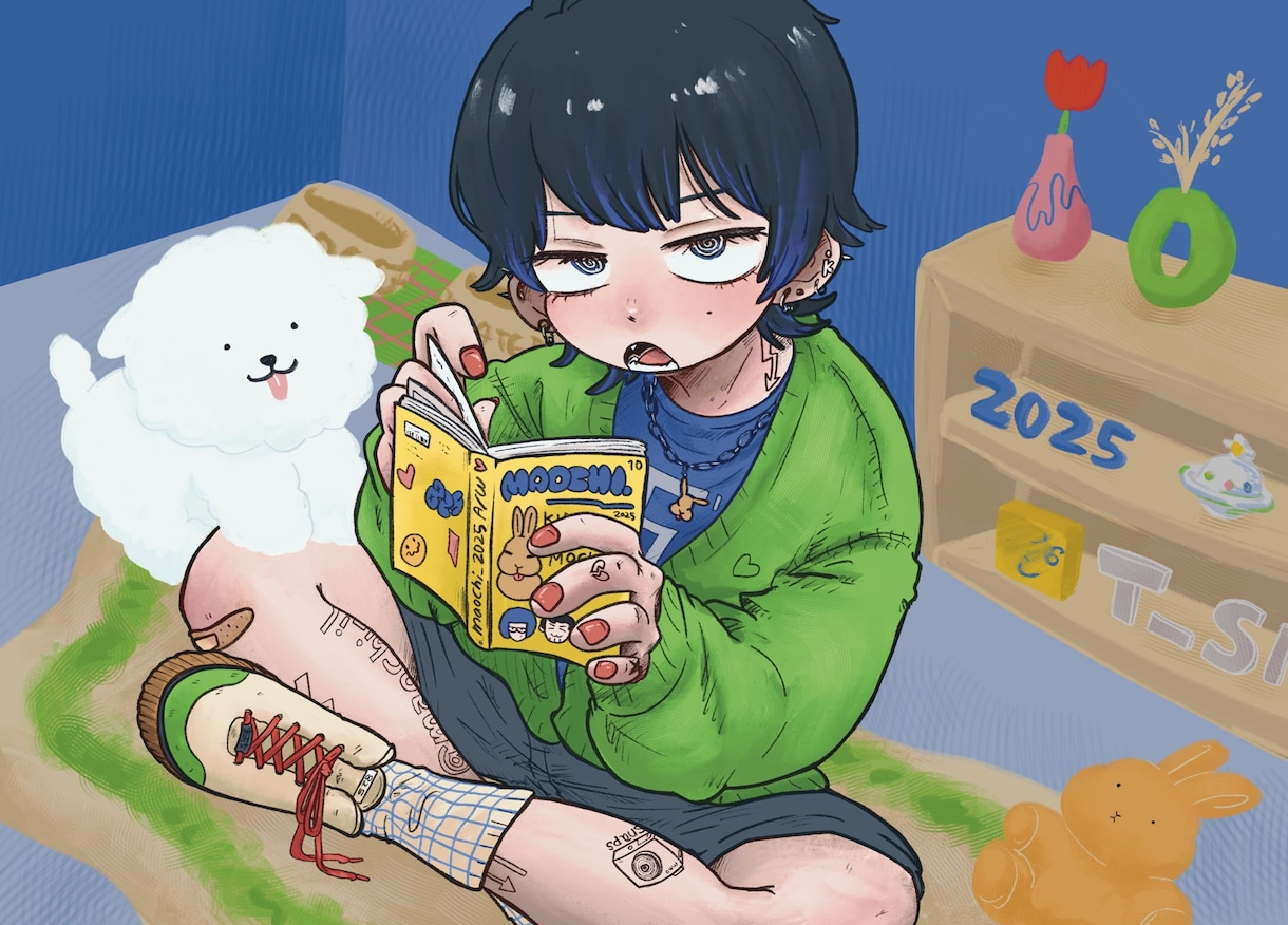 ポップでダークなイラスト・似顔絵描きます ‪☺️グッズやアイコン・サムネ、プレゼント用似顔絵が人気◎ イメージ8