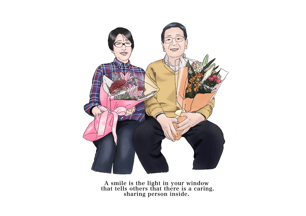 お写真を元にイラストを描かせていただきます 素敵なお写真での思い出をイラストに残します** イメージ4