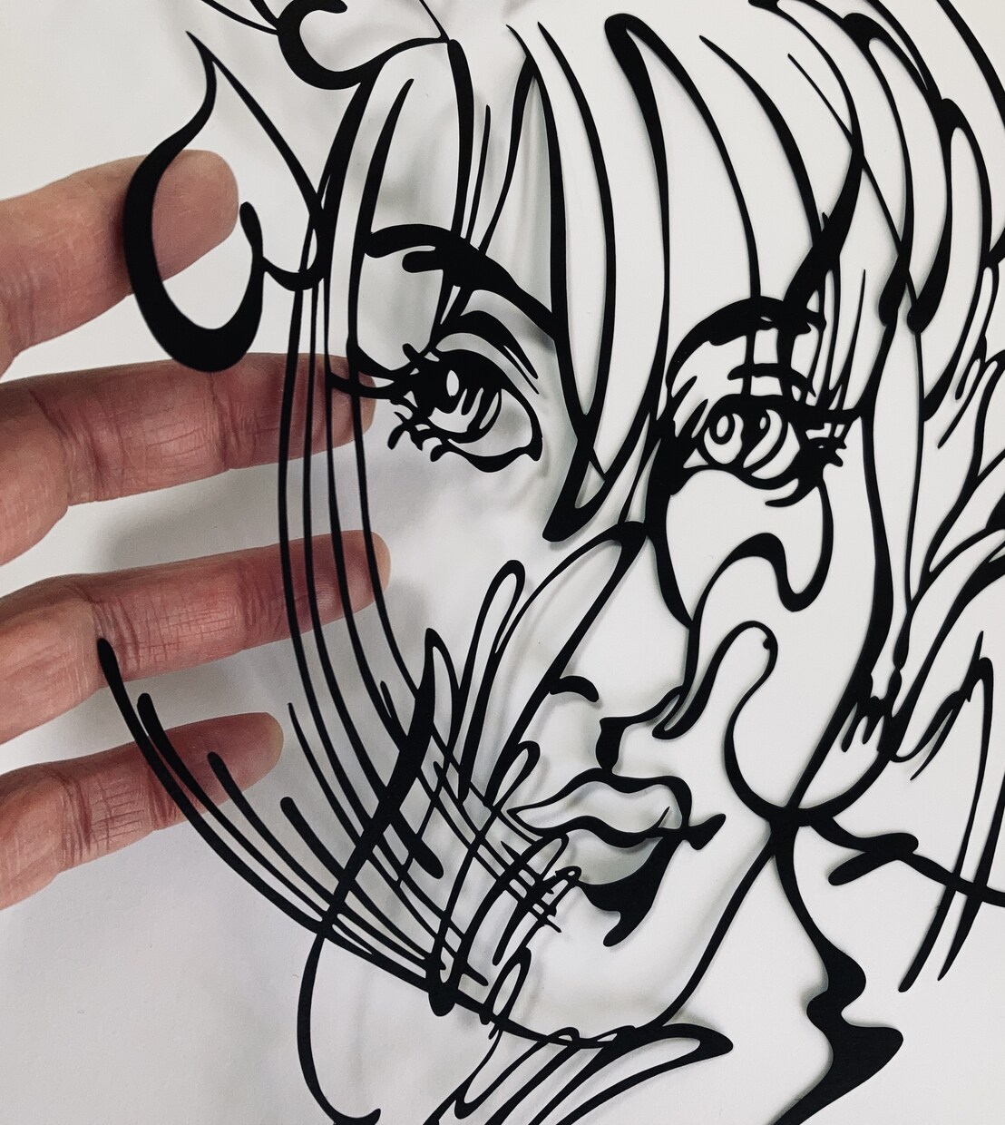 アートタッチの切り絵であなたを描きます 美しいデザインであなたもアート作品に♪ イメージ1