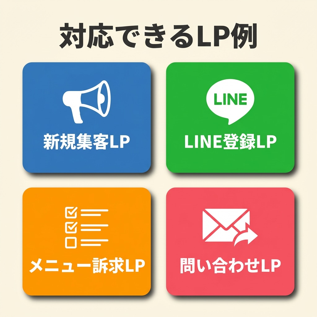 美容特化！ペライチでLP制作します 初心者OK・予約/LINE登録に強い導線で制作 イメージ4