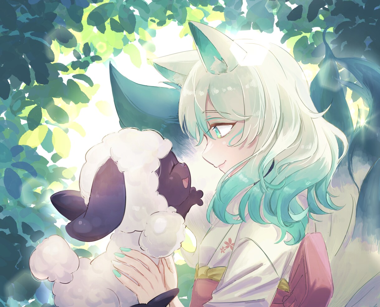 試験運用/背景有オリジナルイラスト描きます 個人VTuber様からの依頼多数有！背景有シチュお任せok! イメージ7