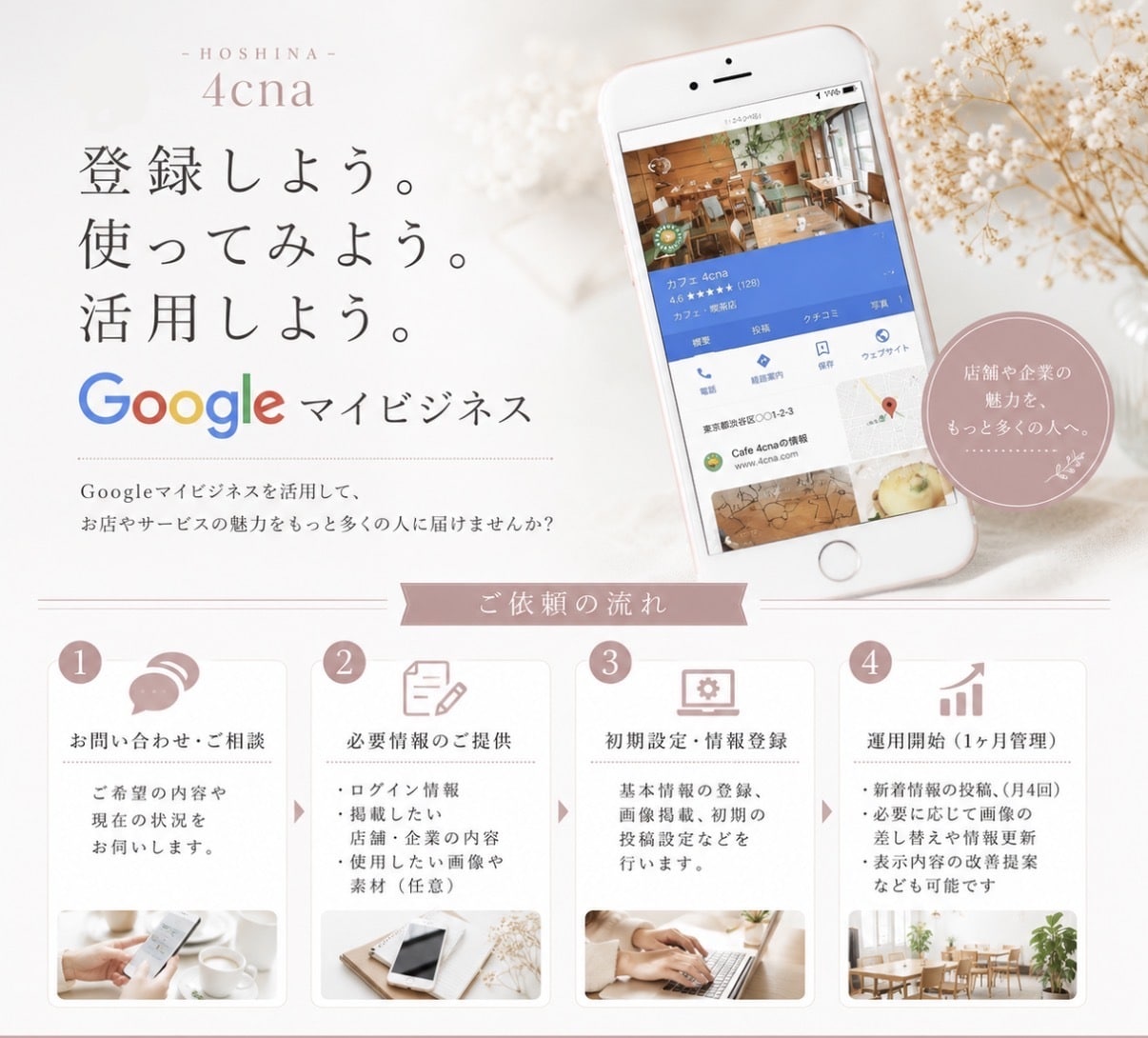 低価格対応！マイビジネス登録・管理します 忙しい方の代行します。マイビジネス登録で集客UP間違いナシ！ イメージ3