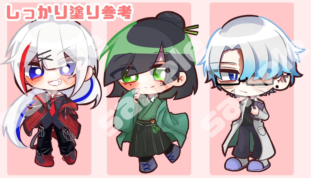 可愛いSDイラストでPNGtuberになれます 配信画面に彩りが加わります！簡単に安く静止画Vに！ イメージ4
