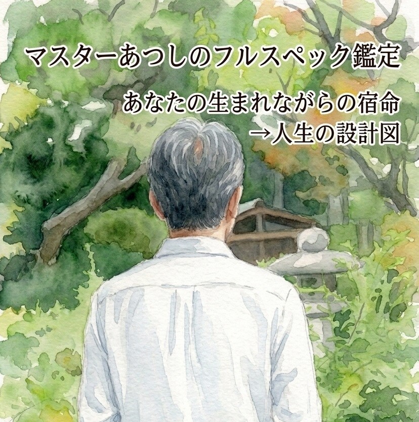 あなたの人生の設計図を作ります 管理部長からスナック経営へ転身したマスターが四柱推命で鑑定！ イメージ1
