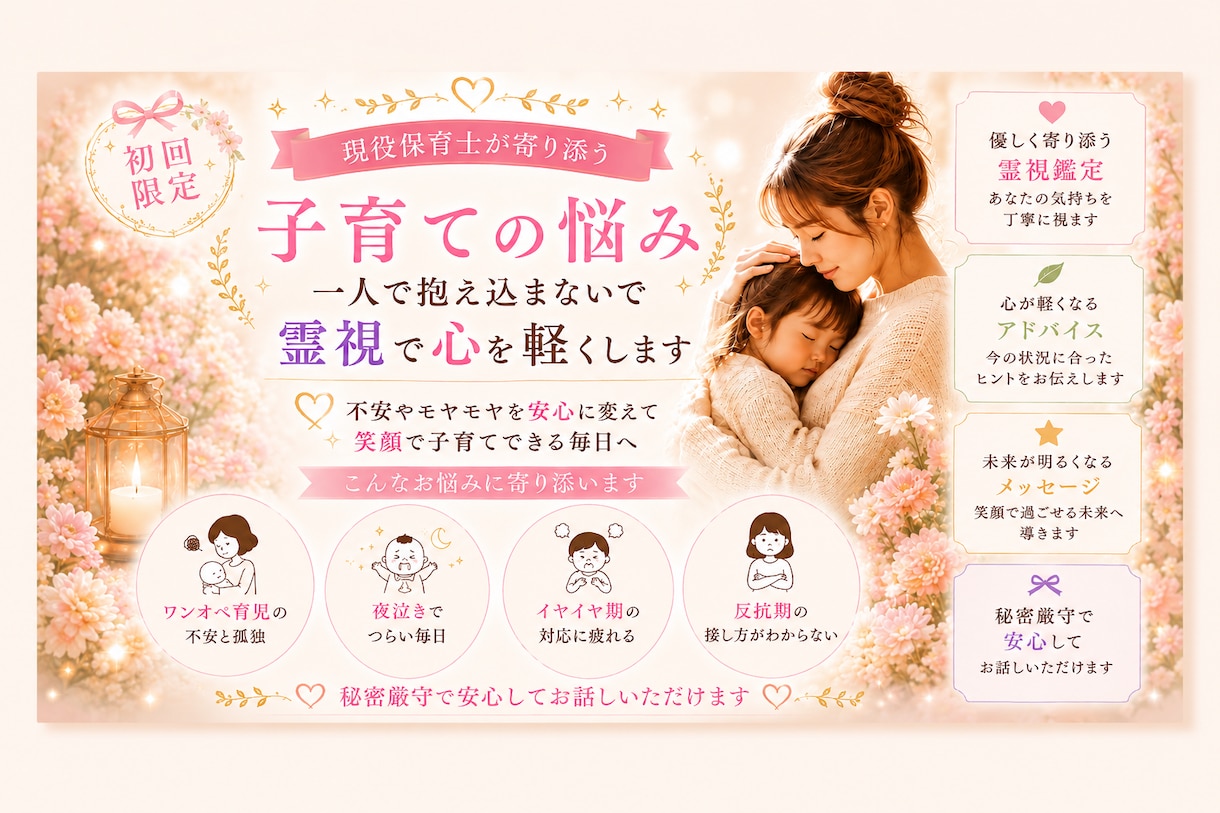 初回限定！！育児保育全般の相談に乗ります 初回！！元幼稚園の先生、現保育士がアドバイス(o^^o) イメージ1
