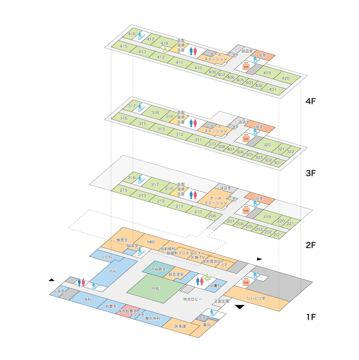 各種マップをデザインします 間取り図（フロアマップ）から、地図・案内図まで イメージ4