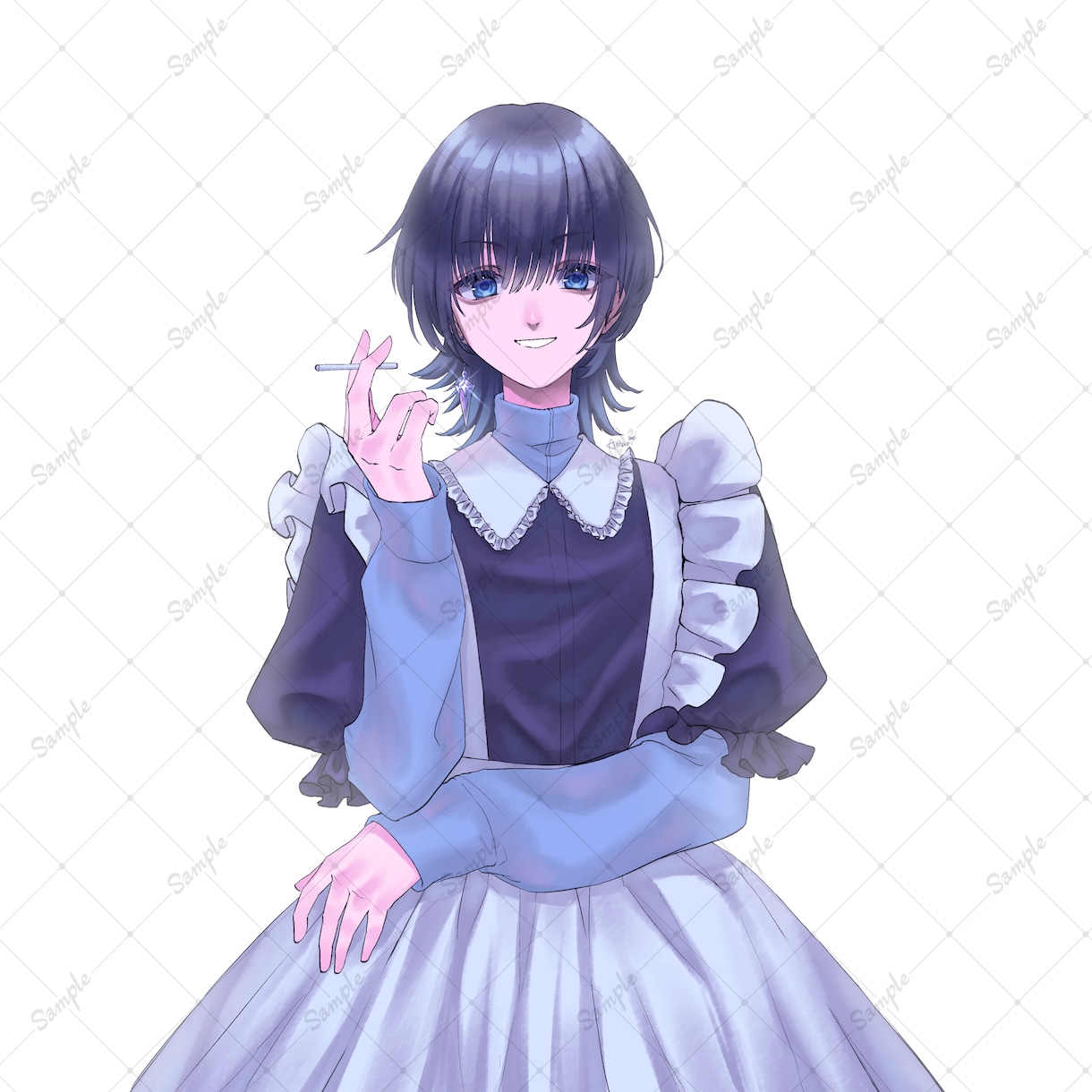 デジタルで魅力的な人物イラスト描きます SNSアイコンに！歌ってみたのサムネイルに！プレゼント用に！ イメージ2