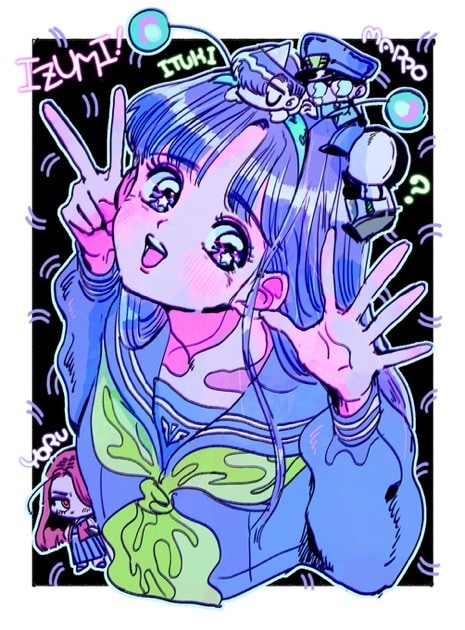 ちょっと昭和で平成なレトロなイラスト描きます 昭和・平成レトロ☆ネオン☆パステル イメージ6