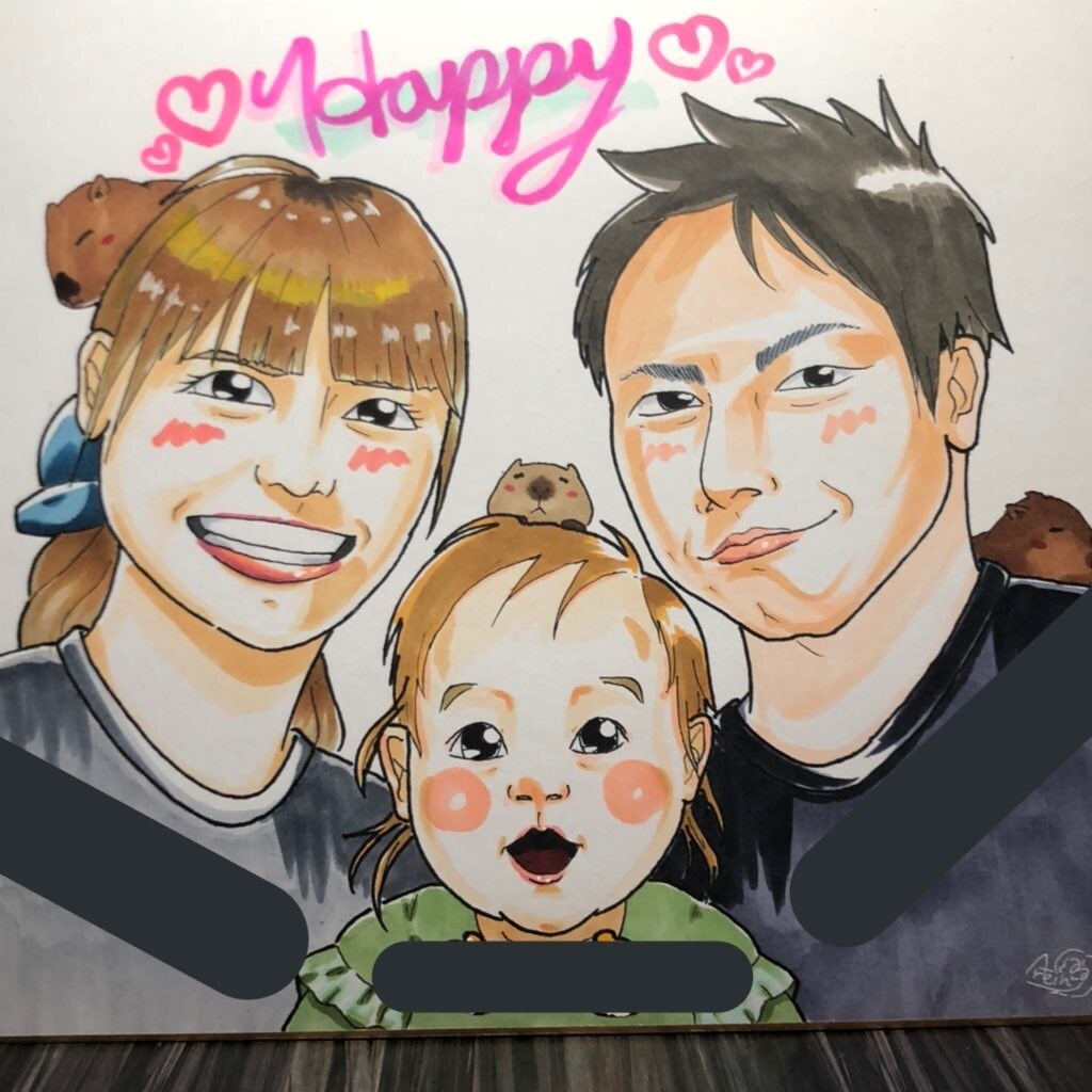 ほっこり、優しい似顔絵描きます 色紙絵、デジタル両方描けます！大切な人へのプレゼントに！ イメージ8