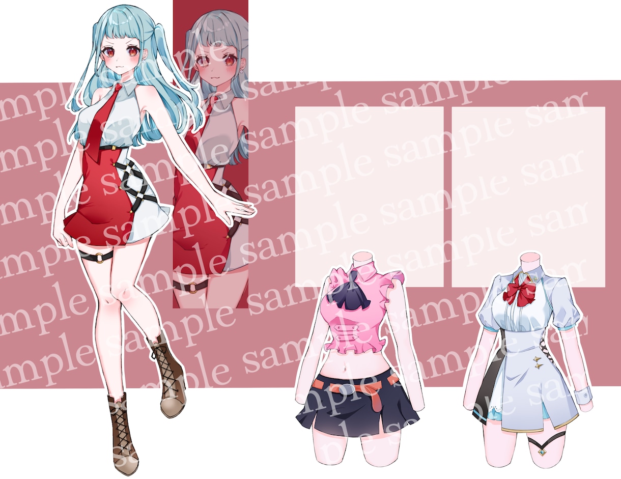 コテキャラシート描きます あなたのコテキャラさんを描かせてください！ イメージ6