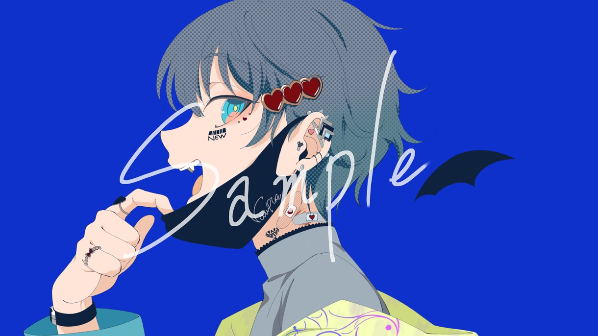 オリジナルMVや歌ってみた動画用イラスト描きます あなたのキャラクターに絵柄を寄せて製作いたします。 イメージ3