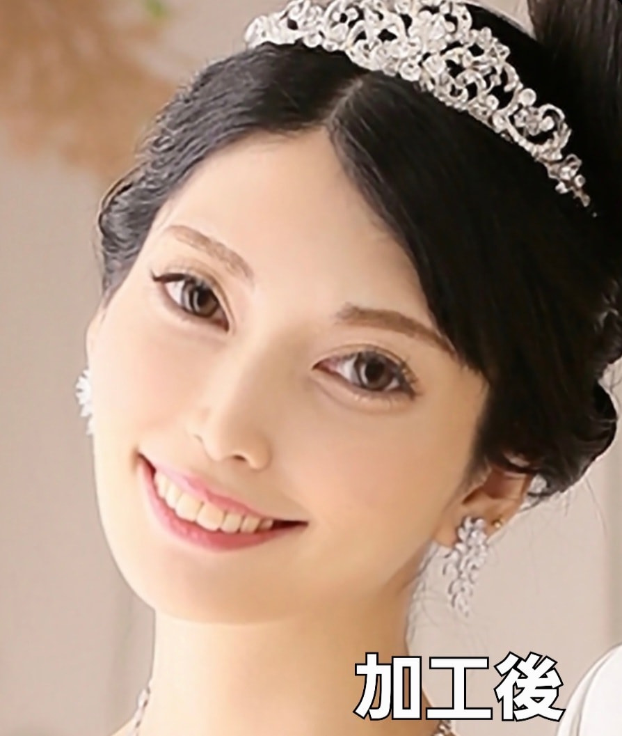 ウェディングなど写真の加工します ゴリゴリに盛りたい方向け 複数アプリ使って美しく イメージ5