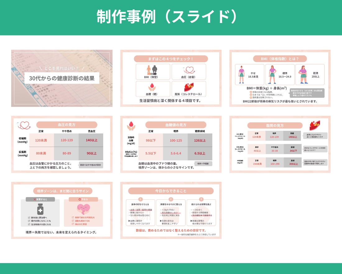 管理栄養士がデザイン！栄養・健康図解作ります Canvaで制作、パワポOK。丁寧に形にいたします イメージ2