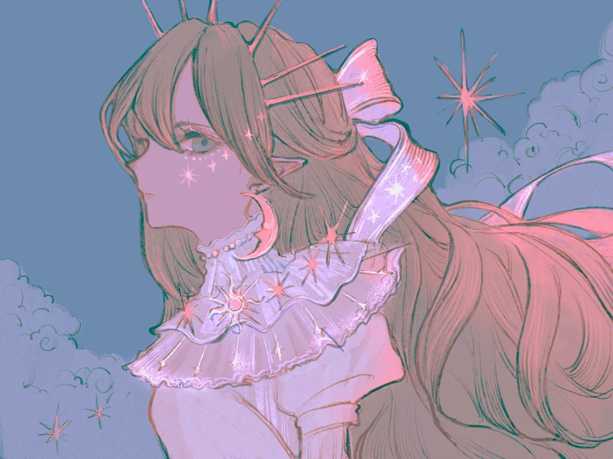 イラストを制作します クラシカルな雰囲気のイラスト アイコン/MV/サムネイル等 イメージ1
