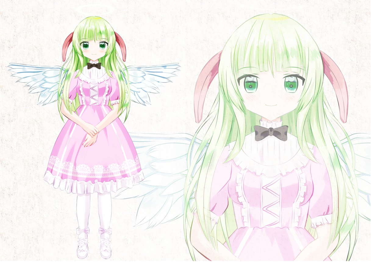 Live2d用イラストのパーツ描きます かわいい女の子描きます。青年系の男性キャラも可 イメージ4