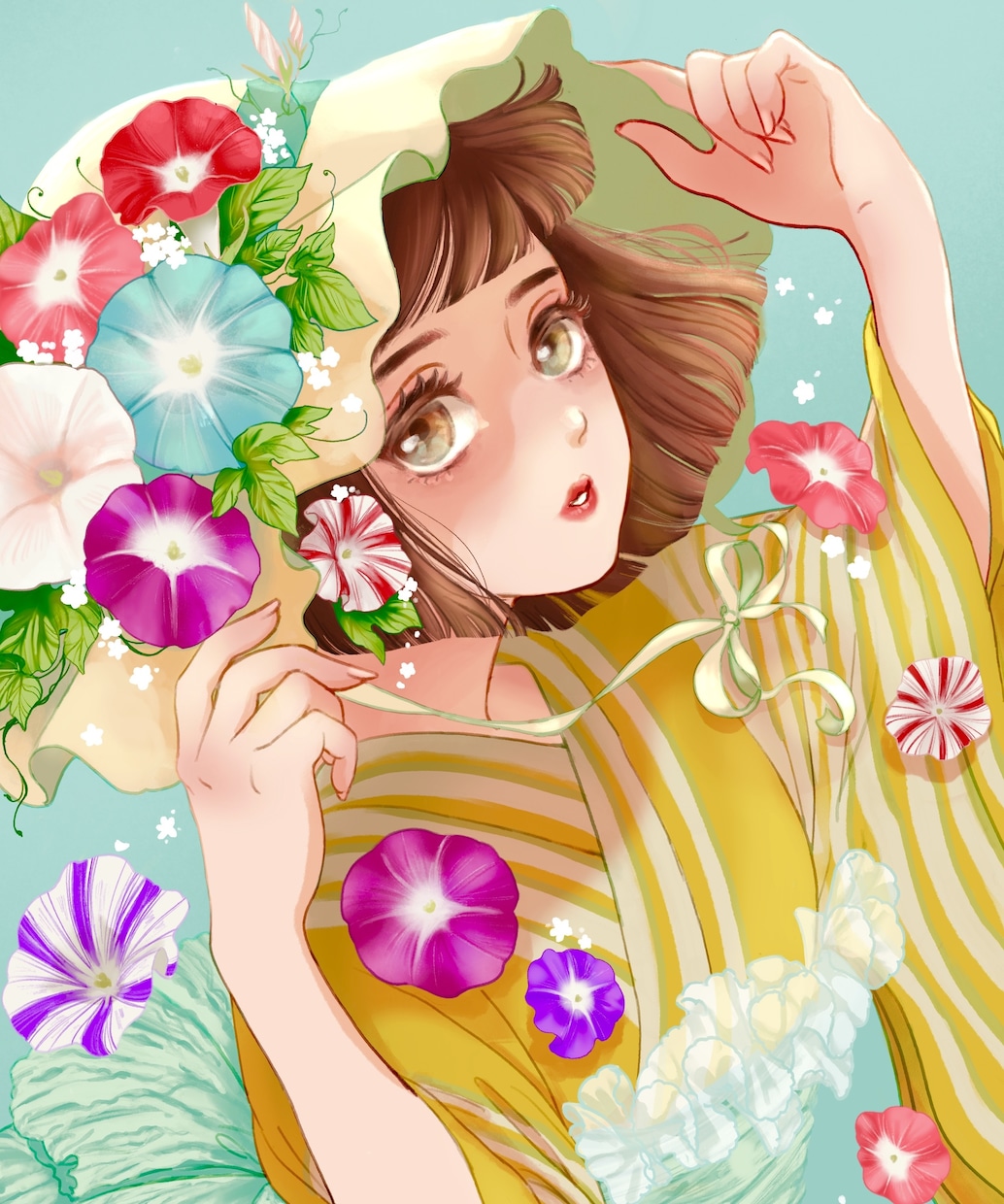 和風のイラストお描き致します