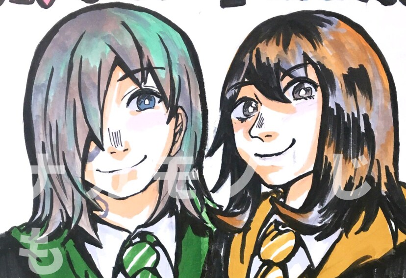 色々な絵柄で似顔絵描きます ウェルカムボード、サプライズ、メッセージカードなどに イメージ4
