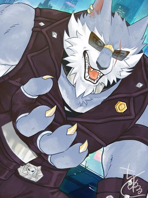 獣人・ケモノ特化/SNS・動画イラスト描きます TRPGやMVにも！　厚塗り・マーカー調の一枚絵 イメージ5