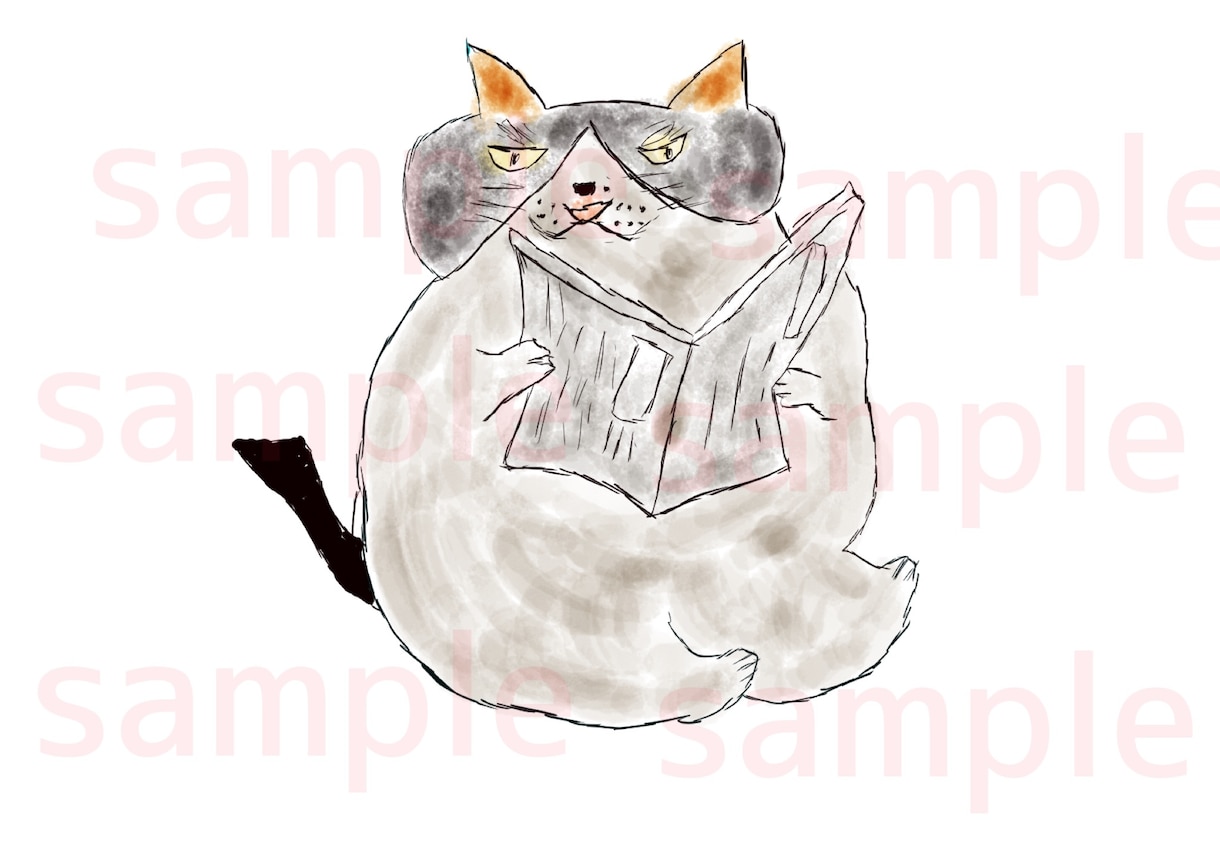 かわいい動物を描きます 動物、キャラクター等、ふんわり イメージ2