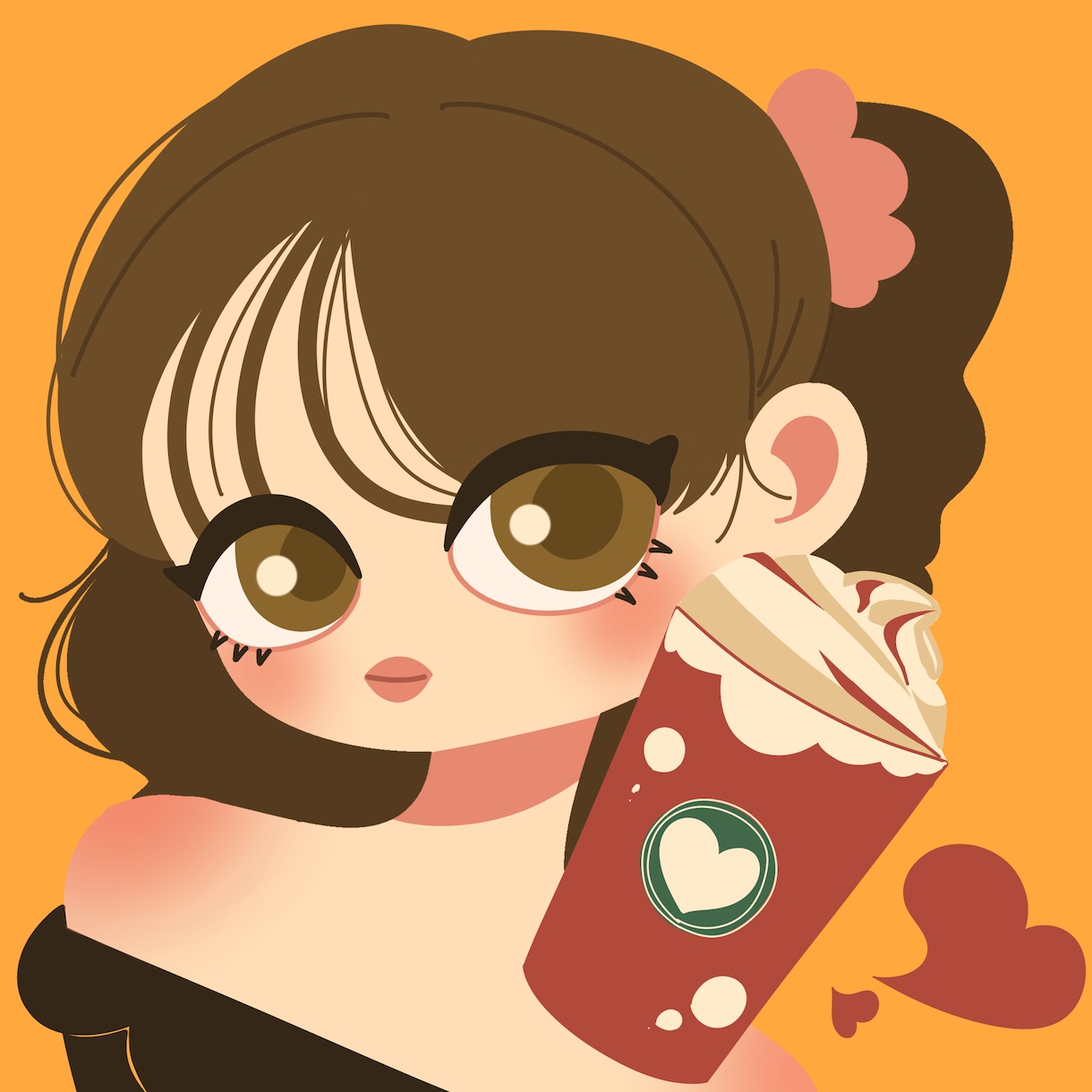 シンプルでかわいいイラスト作成します 落ち着いた雰囲気と愛らしさがあるイラストを イメージ1