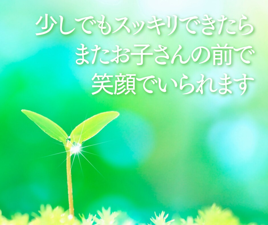 子育ての悩みや不安❗現役支援員が真心込めて伺います 教育現場で働く私が子育てや発達、園や学校のお話お聴きします イメージ9