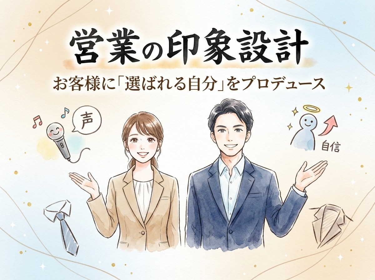 お客様に「選ばれる自分」をプロデュースします 元証券トップ営業 × 演出家による営業・プレゼン“印象設計” イメージ1