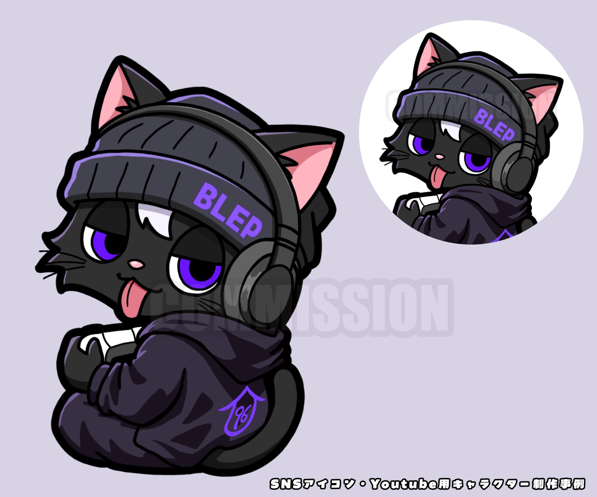 SNSアイコンに！かっこかわいい動物キャラ描きます ストリート系！かっこかわいい動物キャラ作成｜修正無制限 イメージ7