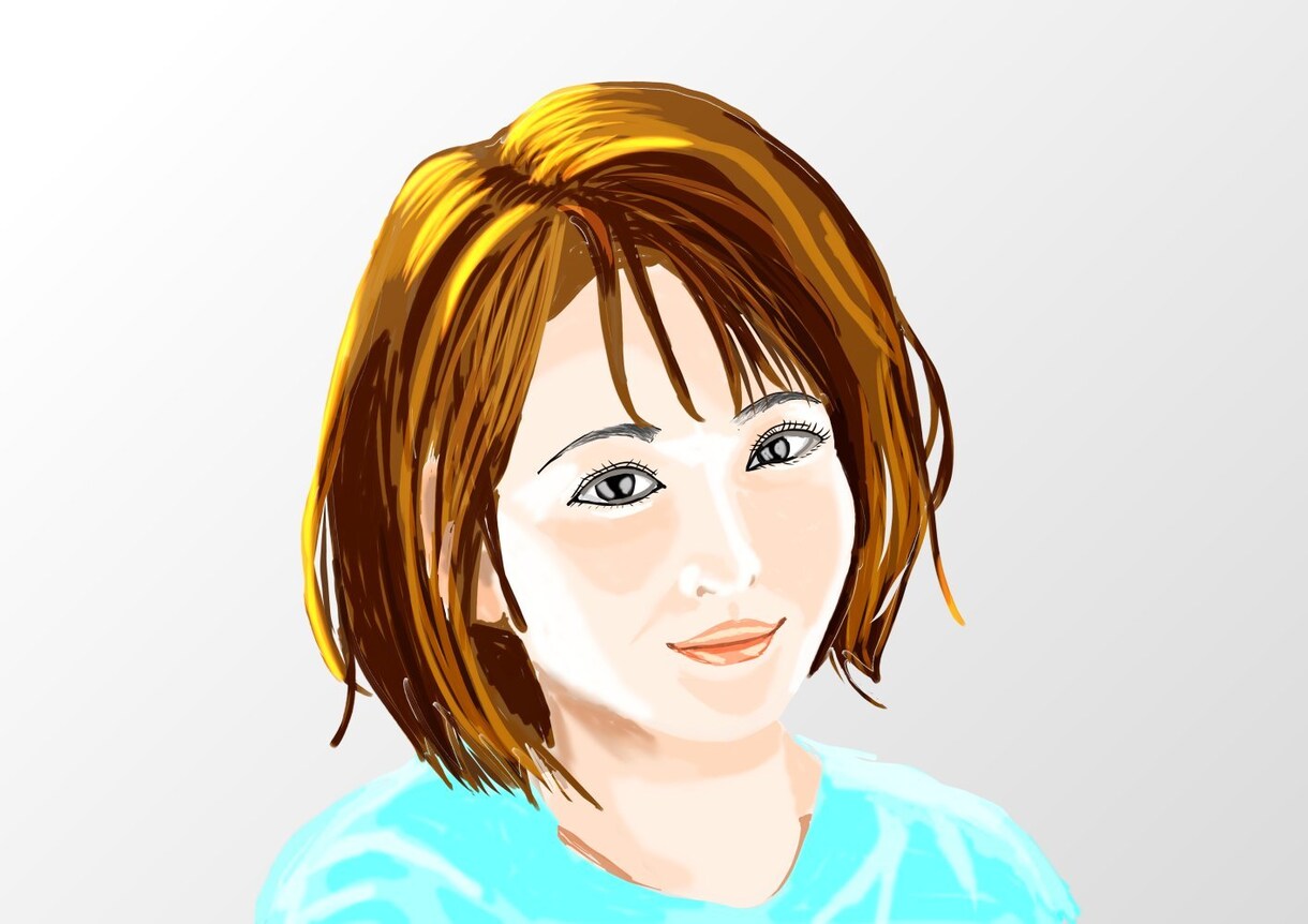 写真を元にデジタルイラストを作成します デジタルイラストで似顔絵を作成します イメージ1