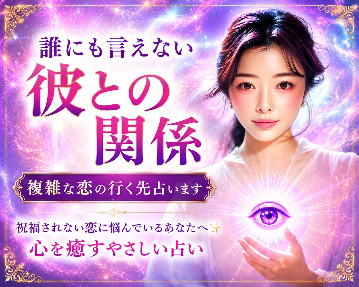 誰にも言えない彼との関係/複雑な恋の行く先占います 祝福されない恋に悩んでいるあなたへ 心を癒すやさしい占い | ココナラ