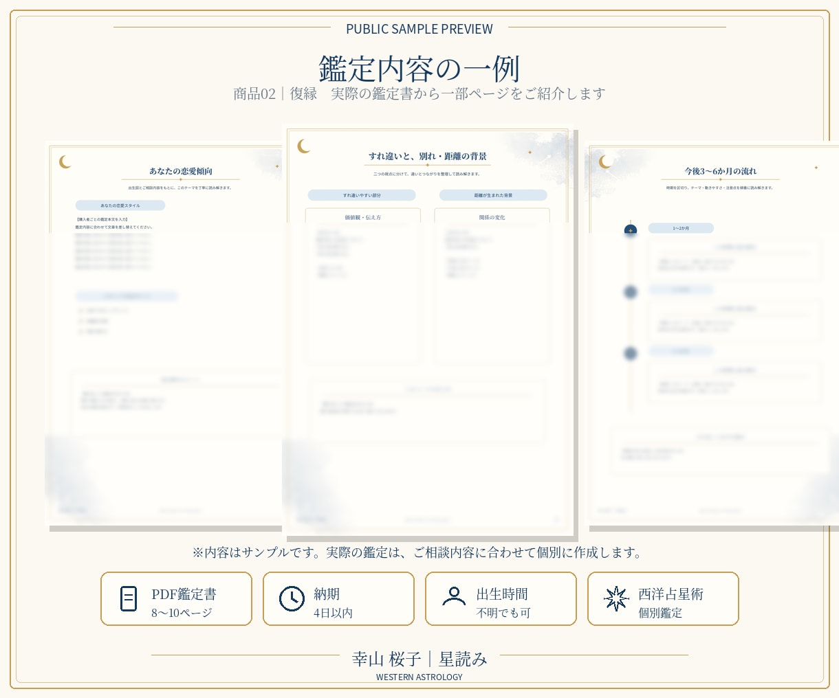 復縁の可能性と、二人のこれからを読み解きます 別れの背景・相性・今後3〜6か月を西洋占星術で読み解きます イメージ2