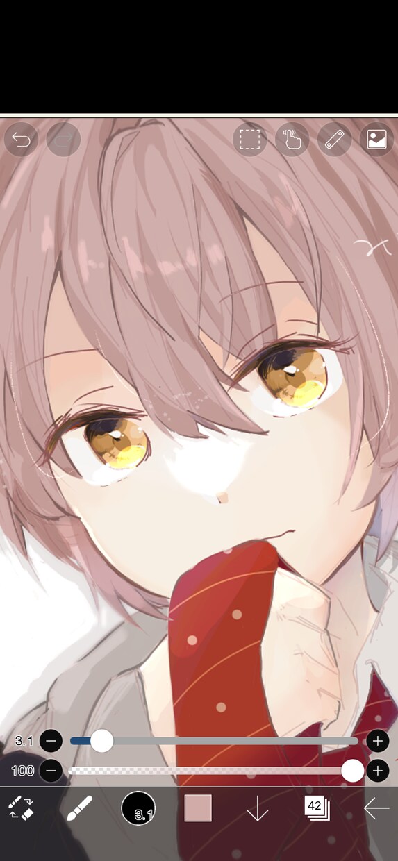 かわいいアイコンお描きします キラキラの目を描くのが好きです イメージ3