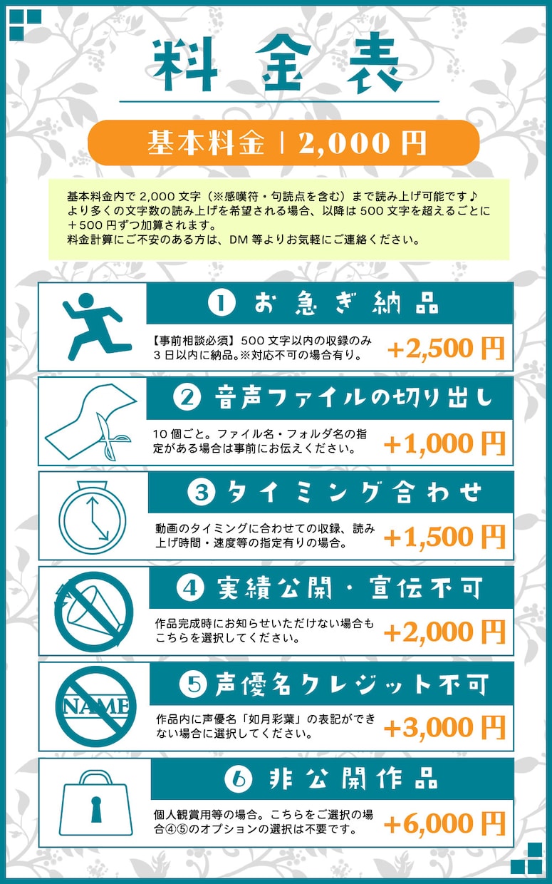 落ち着いた優しいボイスで声のお仕事承ります CV・ナレーション等、幅広くご利用いただけます！ イメージ2