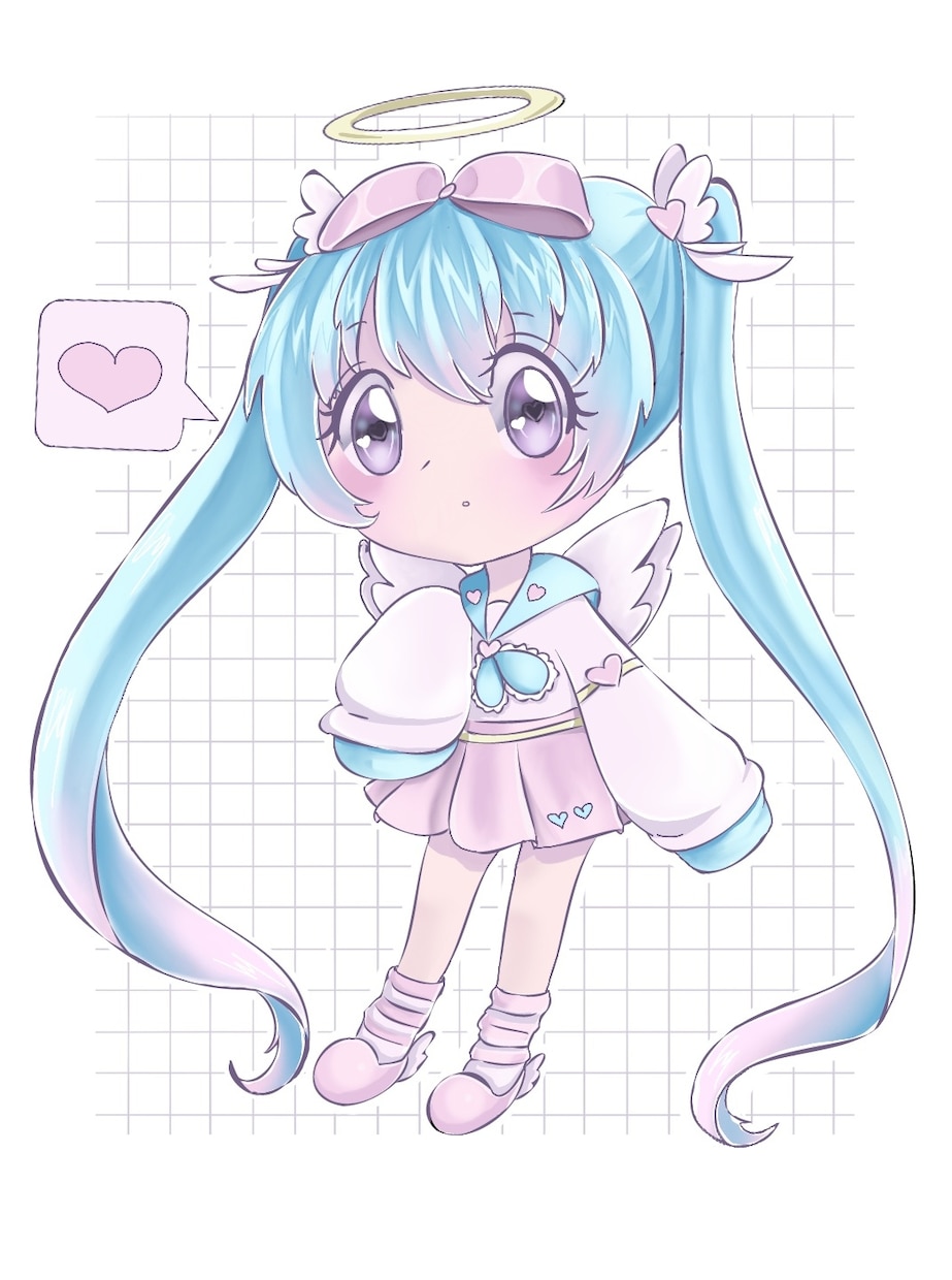 デフォルメキャラアイコンを描きます 可愛いアニメキャラ風アイコンです！ イメージ2