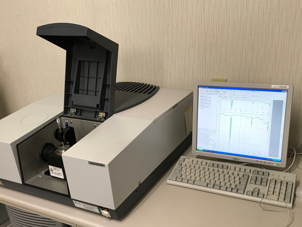 プラスチックの材質調べます FTIRで測定を行いスペクトルをお送りいたします。 イメージ3