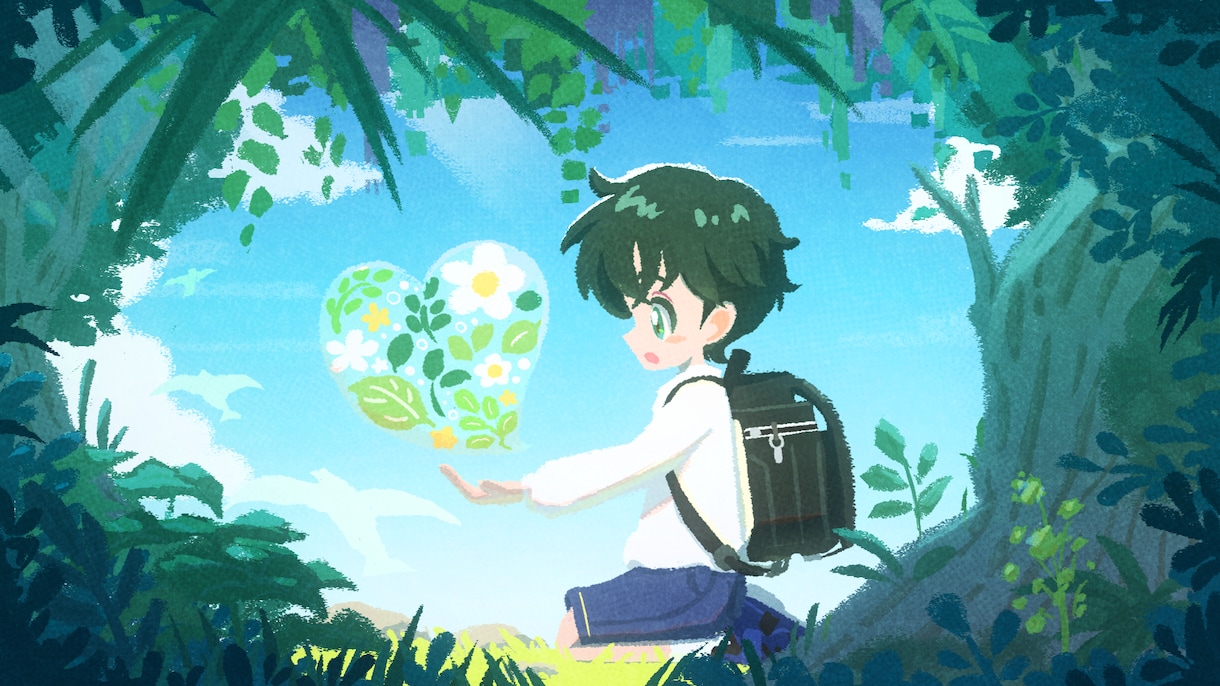 修正費込み！絵本みたいなイラスト描きます 動画サムネイル・挿絵・背景など幅広いジャンルを制作します イメージ6