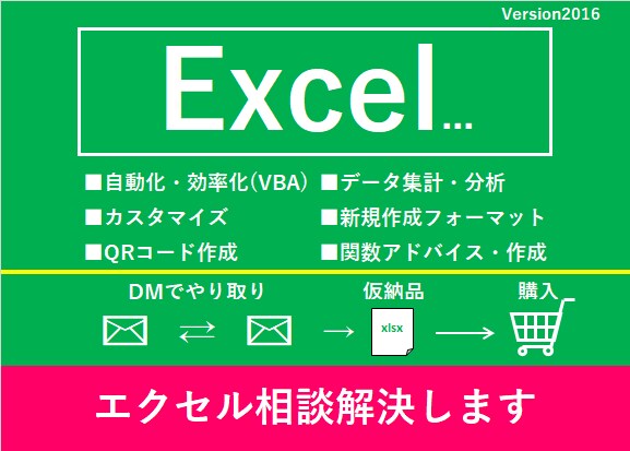 エクセル/Excel　関数・自動化マクロ作成します 悩んでるExcel作業ご相談ください。ご相談は無料です。 イメージ1