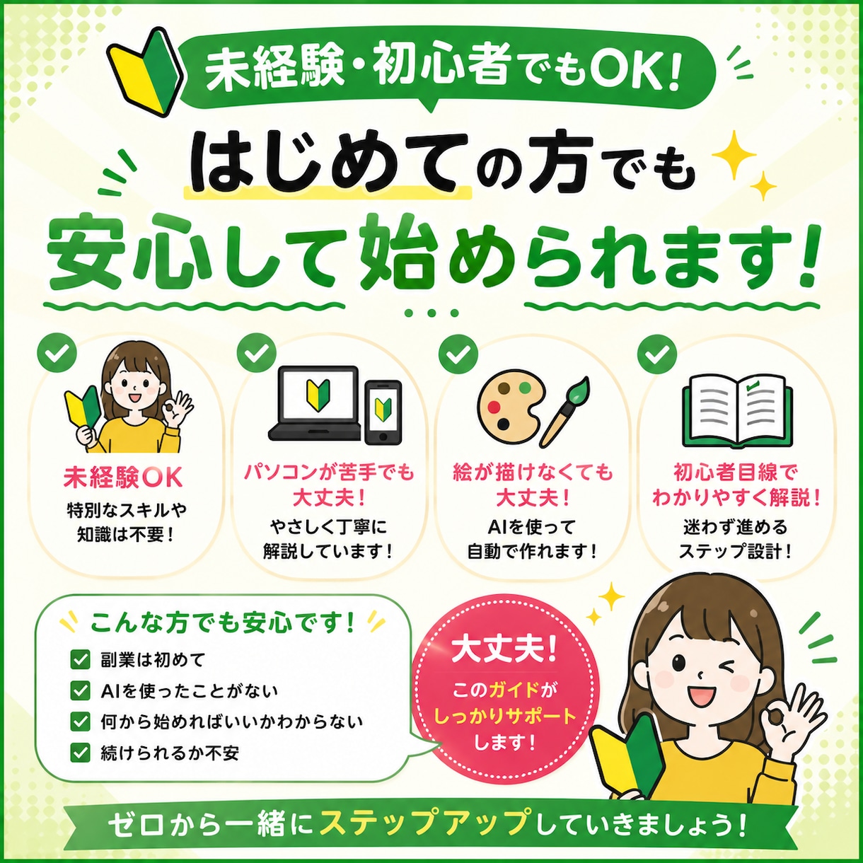 AIで作るLINEスタンプ副業完全ガイド販売します 未経験・初心者でもOK！画像生成から販売まで完全解説 イメージ2