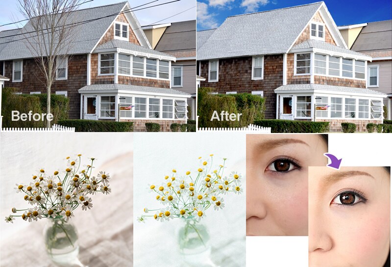 どんな写真もキレイにします 用途に応じたレタッチ、キリヌキ、バックトバシ等も可！ イメージ1