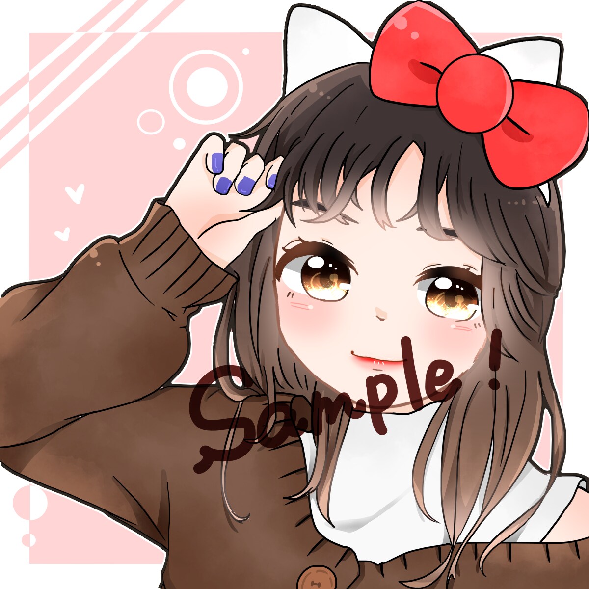 デフォから等身、けもみみまでアイコン描きます かわいいオリジナルアイコンがほしい方是非！！ イメージ8