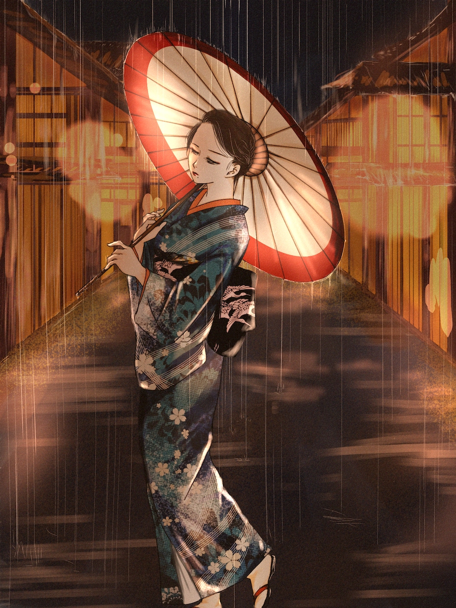 小説表紙、挿絵、MV用一枚絵描きます 和風イラストからエモいイラストまで、幅広く対応いたします！ イメージ8