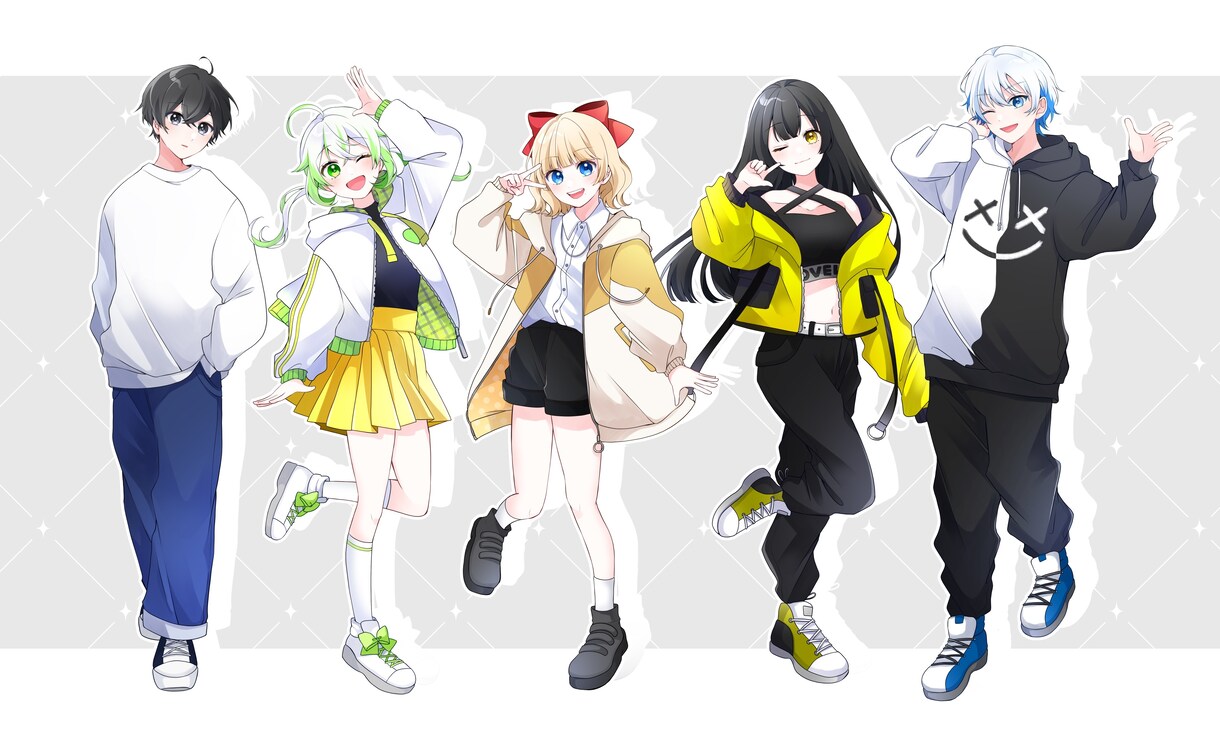 カッコ可愛い様々な場面で使用できるイラスト描きます 可愛い、カッコ可愛いイラストが得意です♪ イメージ6
