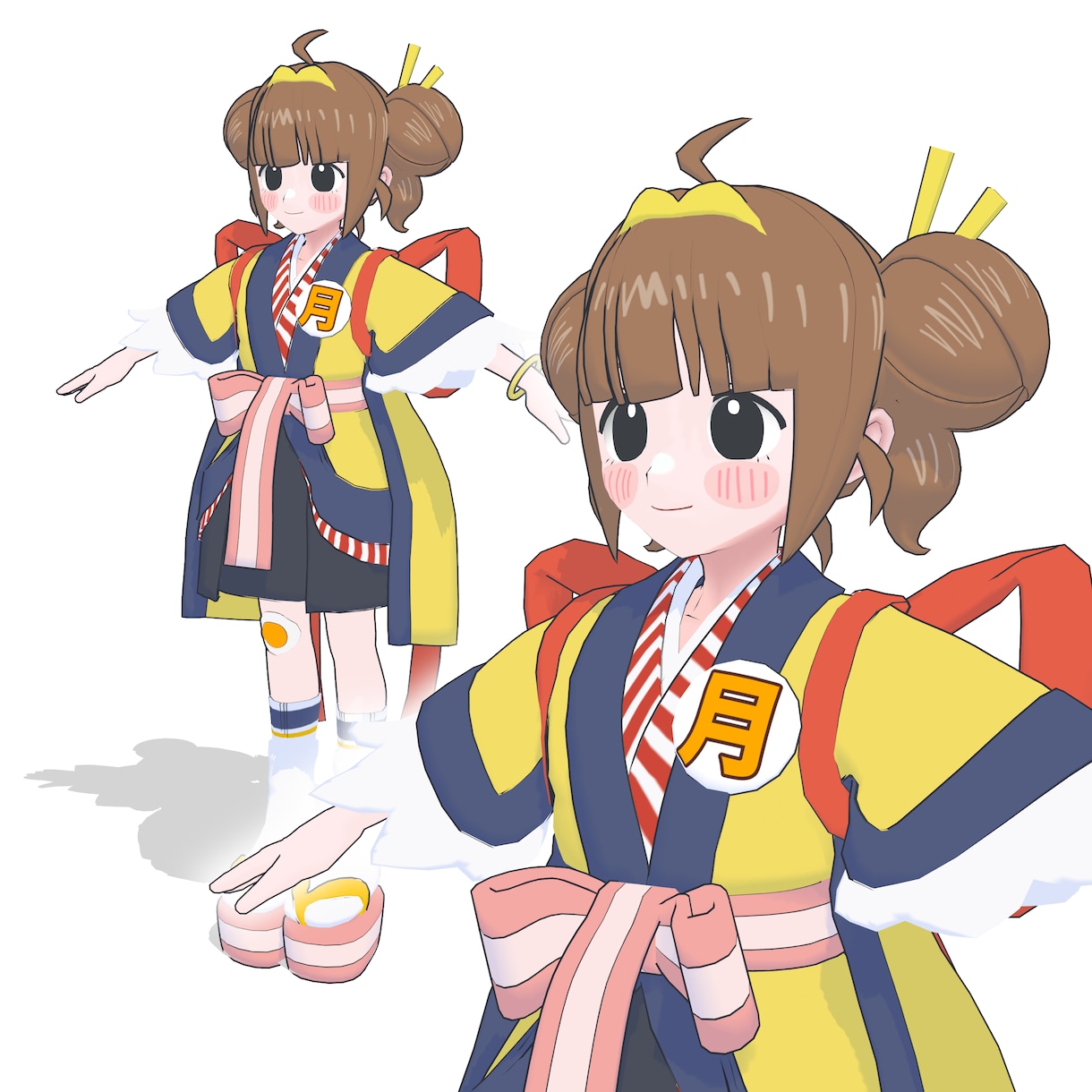 3Dモデルの衣装・小道具類を制作します Vtuber・VRC等で使用できる3D衣装・小道具類の制作 イメージ6