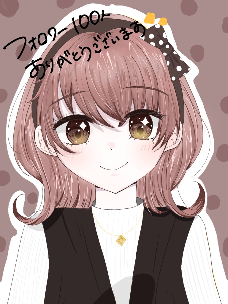 アイコンを描きます 【最短2日以内!!】可愛い女の子のアイコン♡ イメージ4