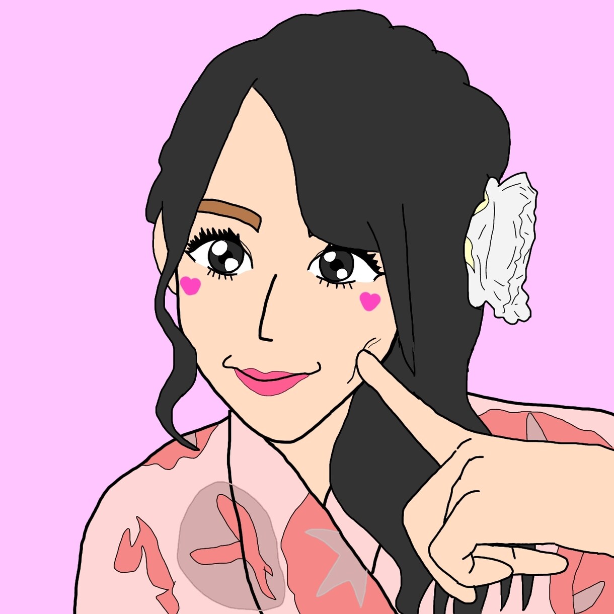 ゆる〜い感じの似顔絵お描きします デジタルデータでのお渡しとなります イメージ7
