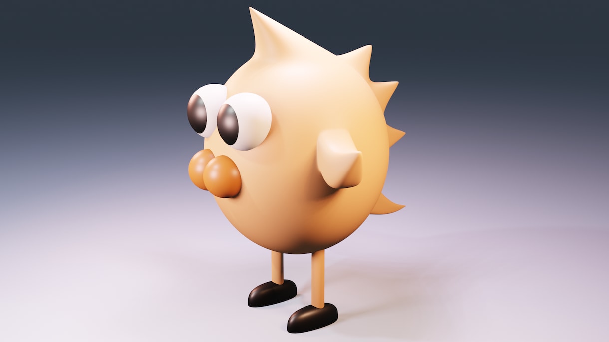 Blenderで3Dモデリングいたします 企業キャラクターなど3Dにいたします！ イメージ2